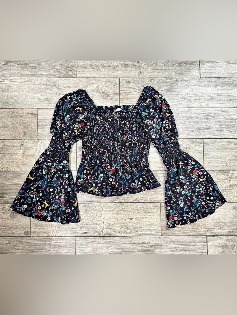 Meraki Floral Bell Sleeve